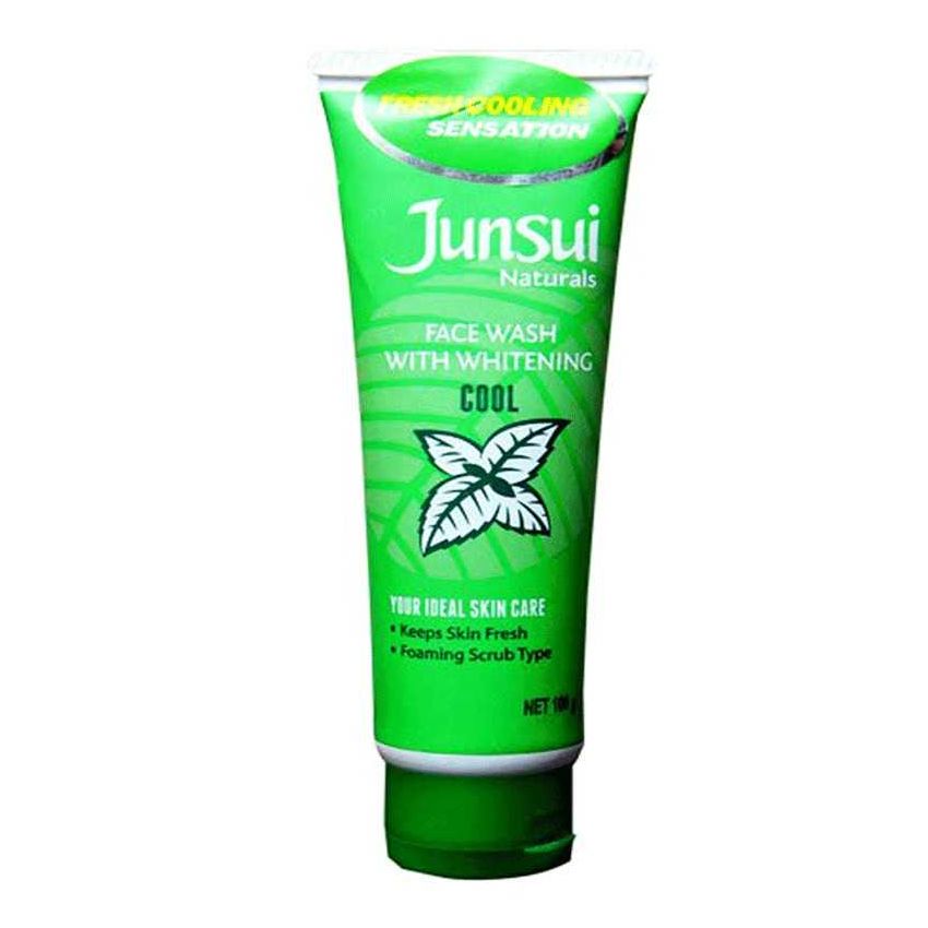 Junsui Natural Whitening Cool Face Wash 100g Online Falcon Fresh