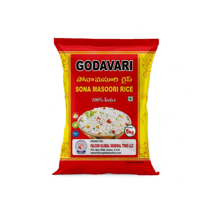 Godavari Sona Masoori Rice 5kg Online Falcon Fresh Online Best