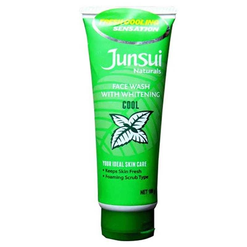 Junsui Natural Whitening Cool Face Wash 100g Online Falcon Fresh