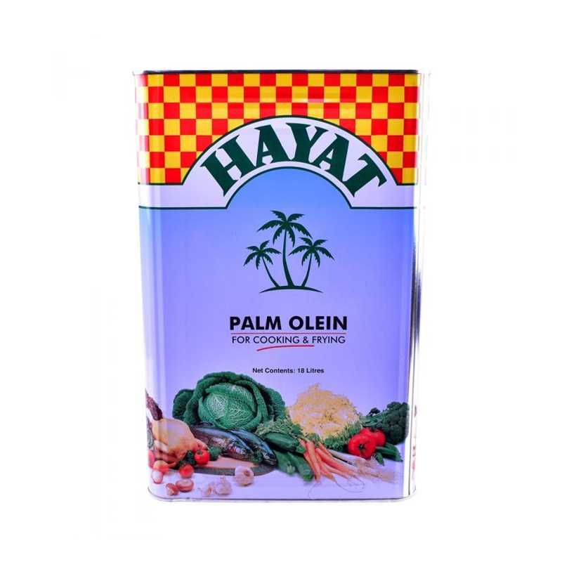 HAYAT VEGETABLE OIL SQR TIN 18 LTR