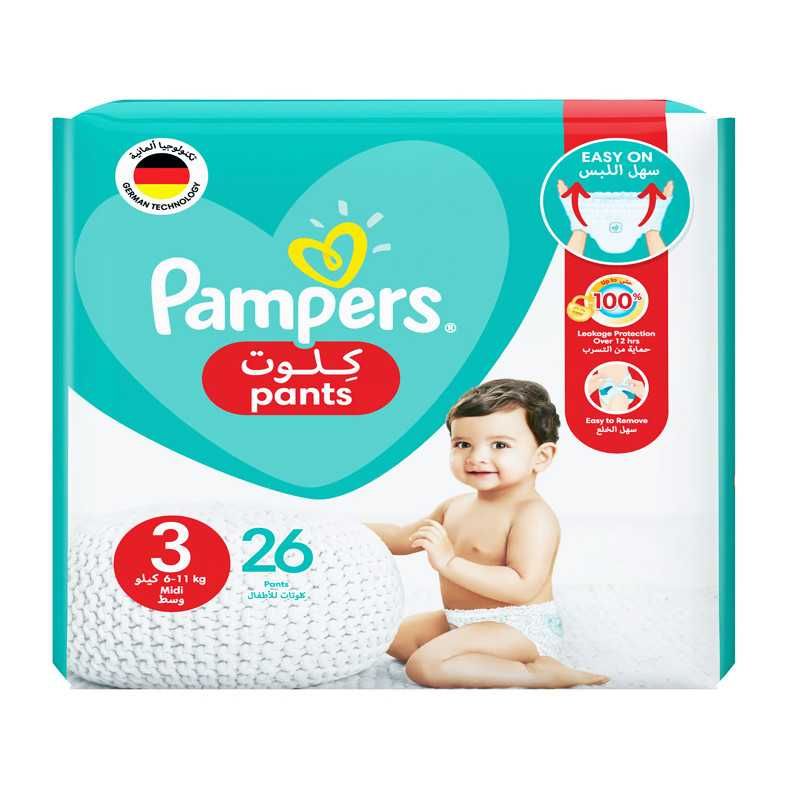 Buy Pampers Baby-Dry Diapers S3 17's - Shop On Vegetable Souk UAE