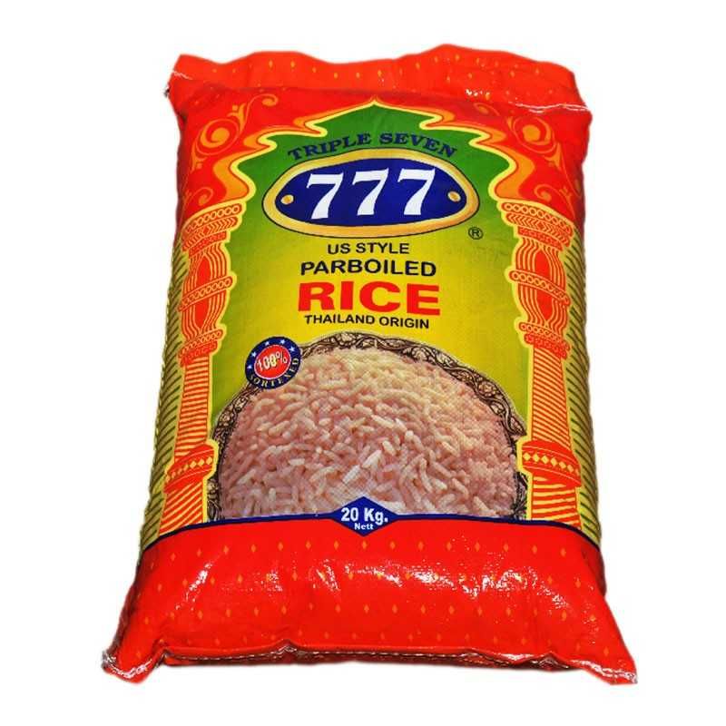 777 US Style Parboiled Rice Thai 20Kg