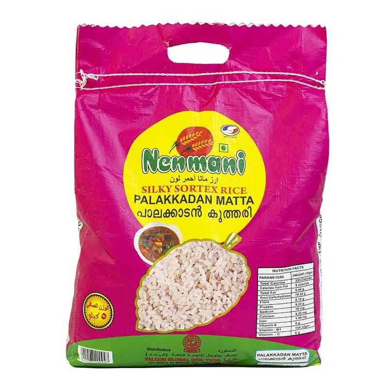 Nenmani Palakkadan Matta Rice 5kg Online Falcon Fresh Online Best