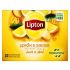 Lipton Herbal Infusion Tea Lemon And Ginger 20 Teabags