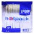 Hotpack Plastic Big Spoon 50pcs, Box of 40