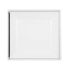 Hotpack White Square Plate With Silver Rim Design 10 Pieces