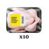 Chicken Whole Frozen 1000g Pack of 10 - Assorted Brand