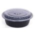 Hotpack Round Black Base Container 32oz