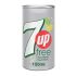 7UP Zero Sugar,Carbonated Soft Drink Mini Cans, 155ml Pack of 15