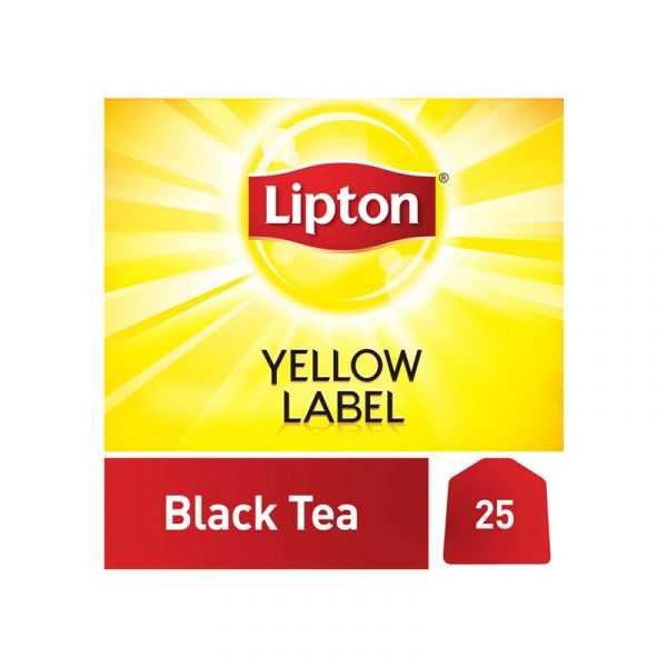 Lipton® Yellow Label® Black Tea 100 tea bags - The U Shop