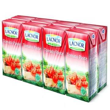Lacnor Tomato Paste 135g Pack Of 8