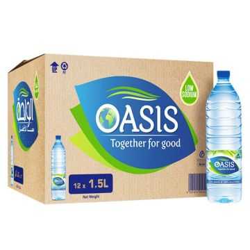 Oasis Drinking Water 1.5L Pack of 12