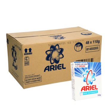 Ariel Laundry Detergent Original 110g Pack of 48