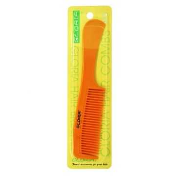 Gloria Wide Tooth Hair Comb - Orange