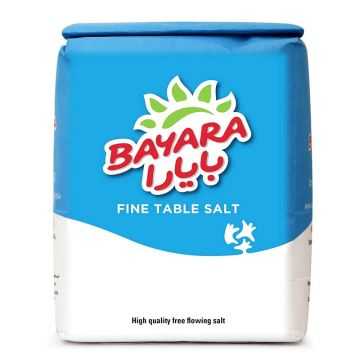 Bayara Fine Table Salt 1kg Pack