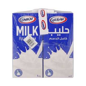 Unikai Long Life Milk Full Cream 1Lx12