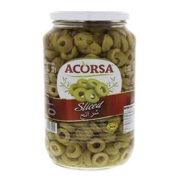 Acorsa Sliced Green Olives 450g