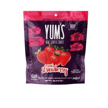 YUM'S Premium Freeze Dried Strawberry Fruit Ecuador 10g