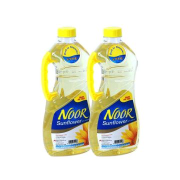 Noor Pure Sunflower Oil Twin Pack 1.5Ltr×2, Pack of 3
