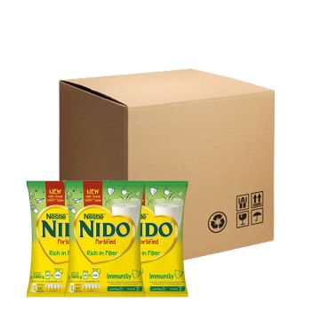 Nestle Nido Fortified Milk Powder 1800g Packet, Box of 6