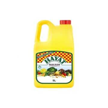 Hayat, Palm Olein Pure Vegetable Oil, 5L