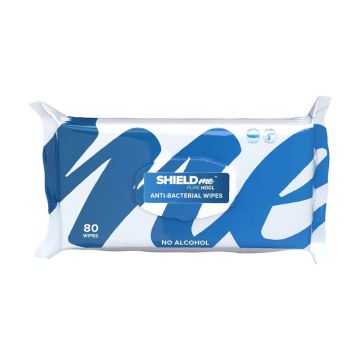 Shieldme Antibacterial, Disinfecting Wipes 80 Sheets(12Pieces Per Pack)