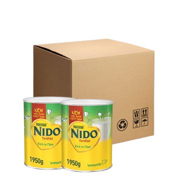 Nido Milk Powder Tin 1950g, Box of 6