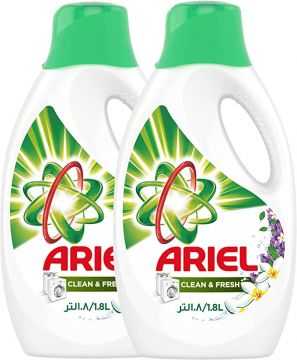 Ariel Automatic Power Gel Laundry Detergent 1.8L Twin Pack- Assorted