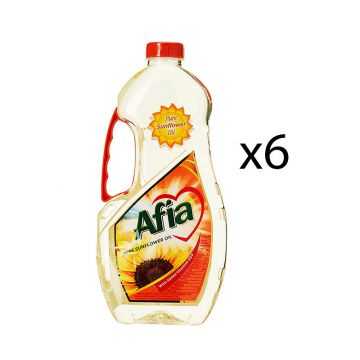 Afia Sunflower Oil 1.5Lx6