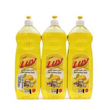 Luv Lemon Dish Wash Liquid 725mlx3