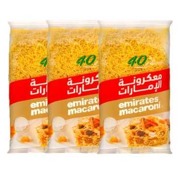 Emirates Macaroni Vermicelli 400g Pack of 3