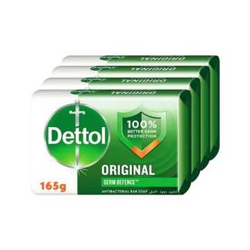 Dettol Cool Anti-Bacterial Soap 165G Pack Of 4