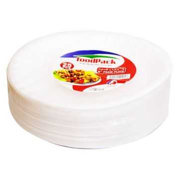 Foodpack Foam Plate 9'' 25pcs