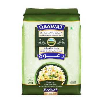 Daawat Extra Long Indian Basmati Rice 20kg +5kg