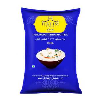 Hatim Pure Indian 1121 Basmati Rice XXXL 5kg