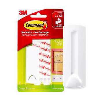 Command 3M Small Picture Hanging 4pairs White Strips