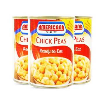 Americana Chick Peas 3x400g