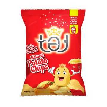Taj Natural Potato Chips Chilli Flavor 15gm Pack Of 50