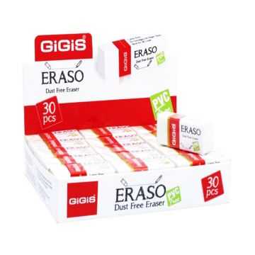 GIGIS Dust/PVC Free Erasers 30pcs