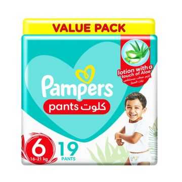 Pampers Baby-Dry Pants Diapers Value Pack Size 6