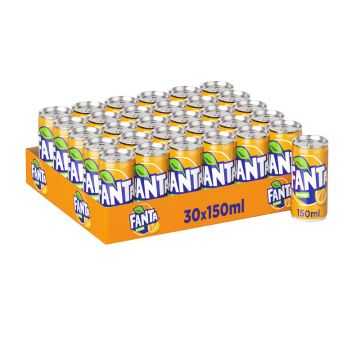 Fanta Orange Cans 150ml Pack of 30
