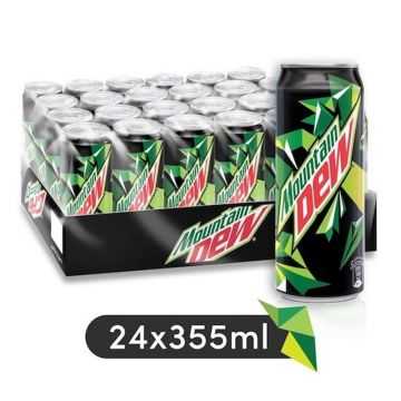 Mountain Dew Soft Drink Can 330ml Pack of 24