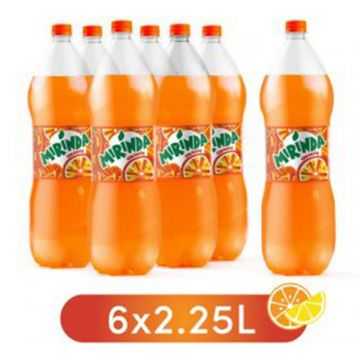 Mirinda Orange Soft Drink 2.25L Pack of 6