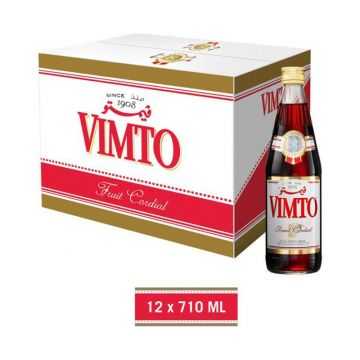 Vimto Fruit Cordial  Syrup 710ml Pack of 12
