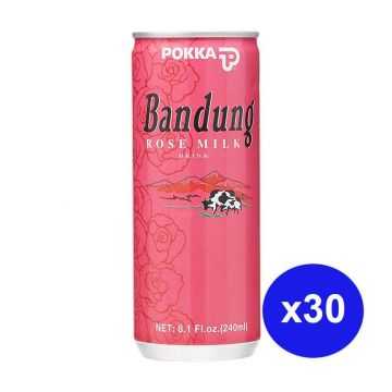 Pokka Bandung Rose Milk 240ml Pack of 30