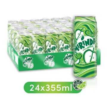 Mirinda Green Apple Soft Drink Can 330ml Pack of 24