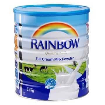 Rainbow Full Cream Milk Powder Tin 2.5kg