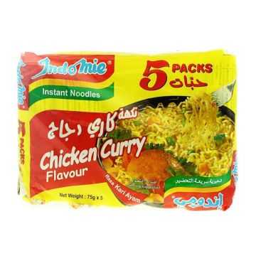 Indomie Noodles Chicken & Curry 75g Pack of 5