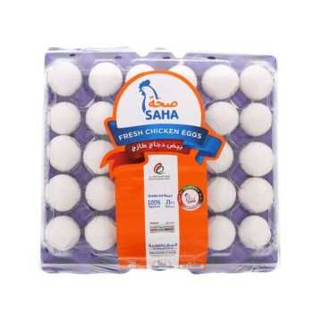 Saha Fresh White Eggs (MEDIUM) 30pcs