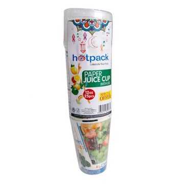 Hotpack Printed Juice Cup 12oz